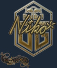 Sticker | niko (Gold)  | Paris 2023 image